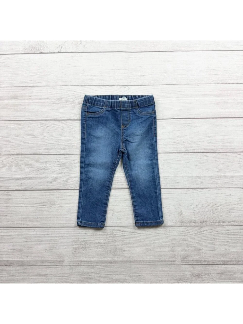 OshKosh Bgosh Baby Elastic Waist Pull On Jeggings Jeans 12-18 Months